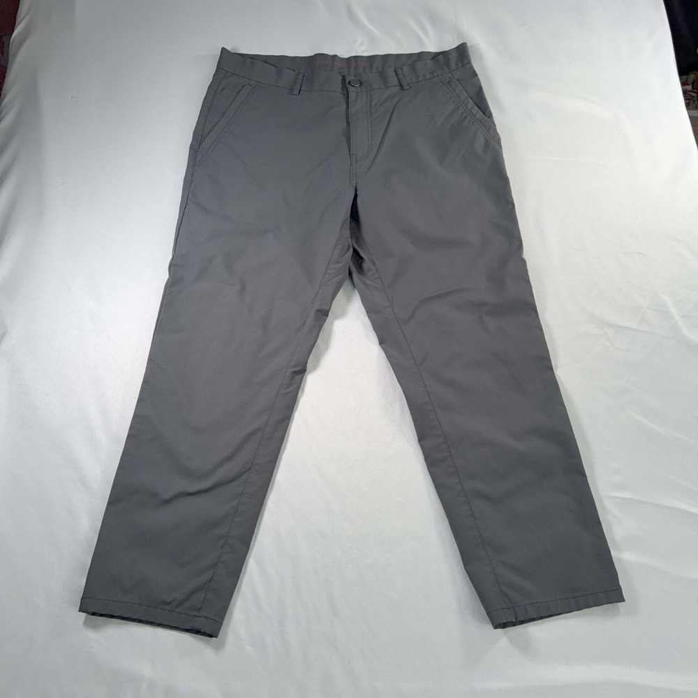 Marcus Pierce Renegade Pants Mens Gray 35x28 Performance Travel Hiking 36x26.5